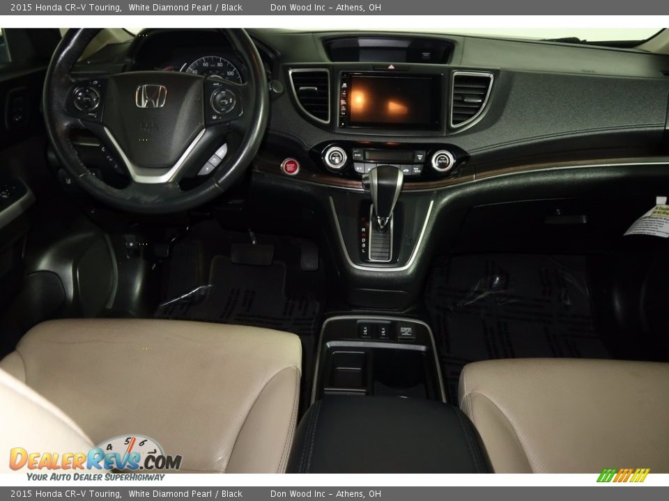 2015 Honda CR-V Touring White Diamond Pearl / Black Photo #12