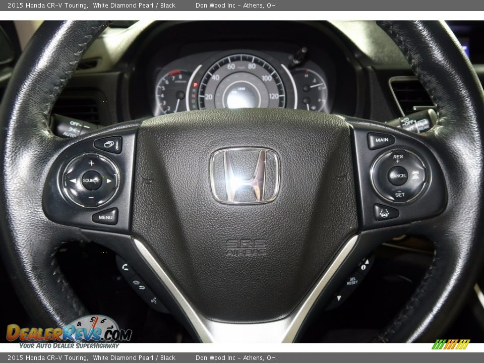 2015 Honda CR-V Touring White Diamond Pearl / Black Photo #13