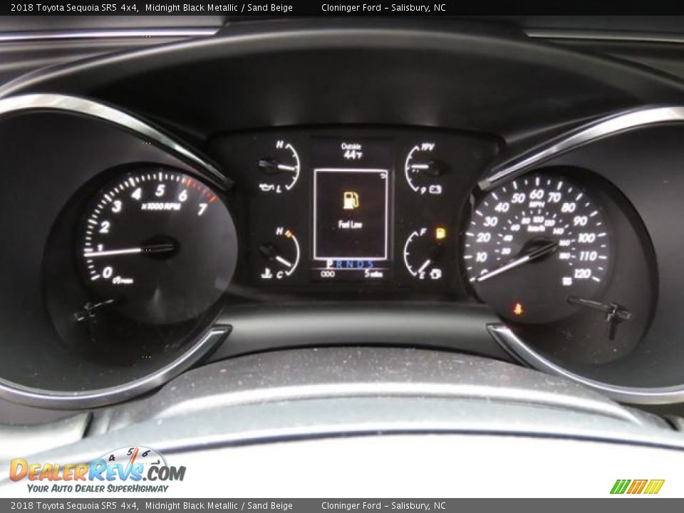 2018 Toyota Sequoia SR5 4x4 Midnight Black Metallic / Sand Beige Photo #14