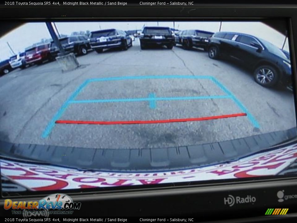 2018 Toyota Sequoia SR5 4x4 Midnight Black Metallic / Sand Beige Photo #15
