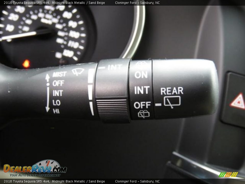 2018 Toyota Sequoia SR5 4x4 Midnight Black Metallic / Sand Beige Photo #21