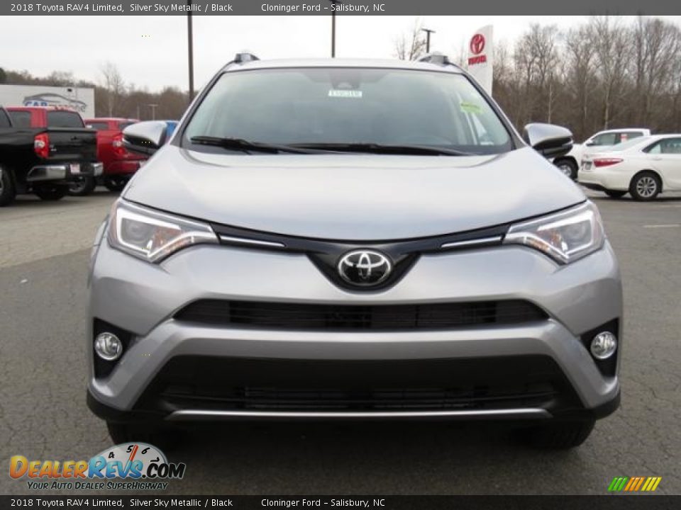2018 Toyota RAV4 Limited Silver Sky Metallic / Black Photo #2
