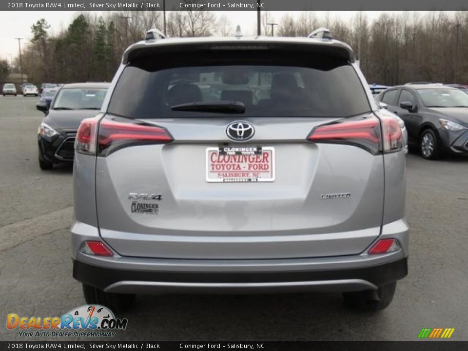 2018 Toyota RAV4 Limited Silver Sky Metallic / Black Photo #23