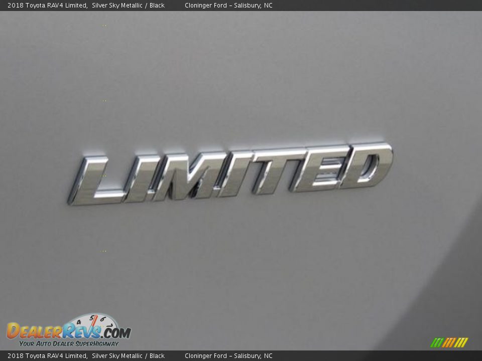 2018 Toyota RAV4 Limited Silver Sky Metallic / Black Photo #25
