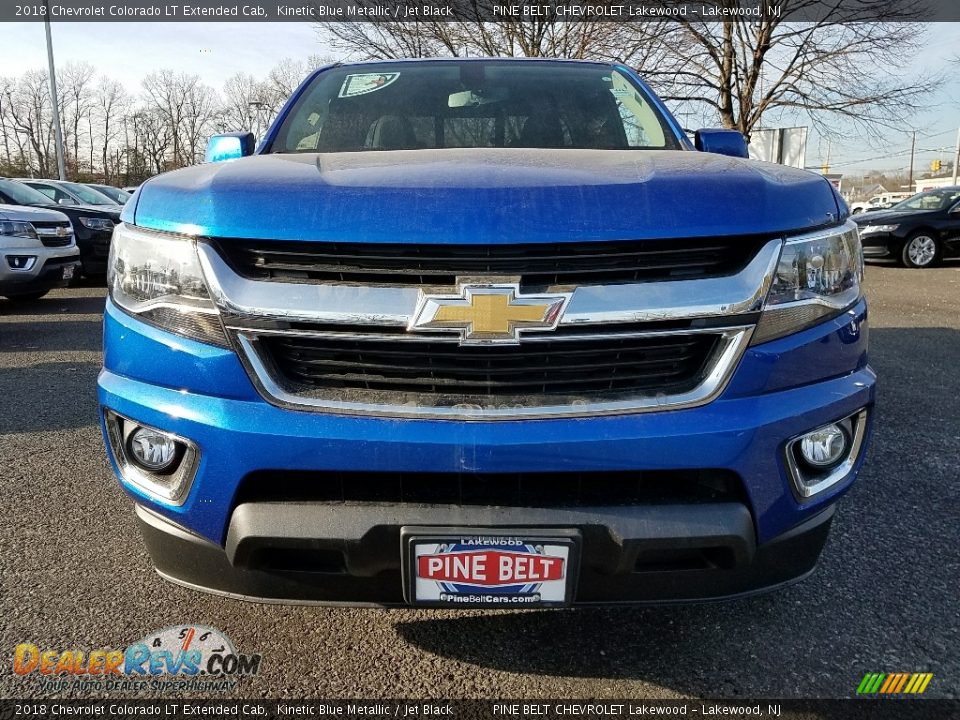 2018 Chevrolet Colorado LT Extended Cab Kinetic Blue Metallic / Jet Black Photo #2