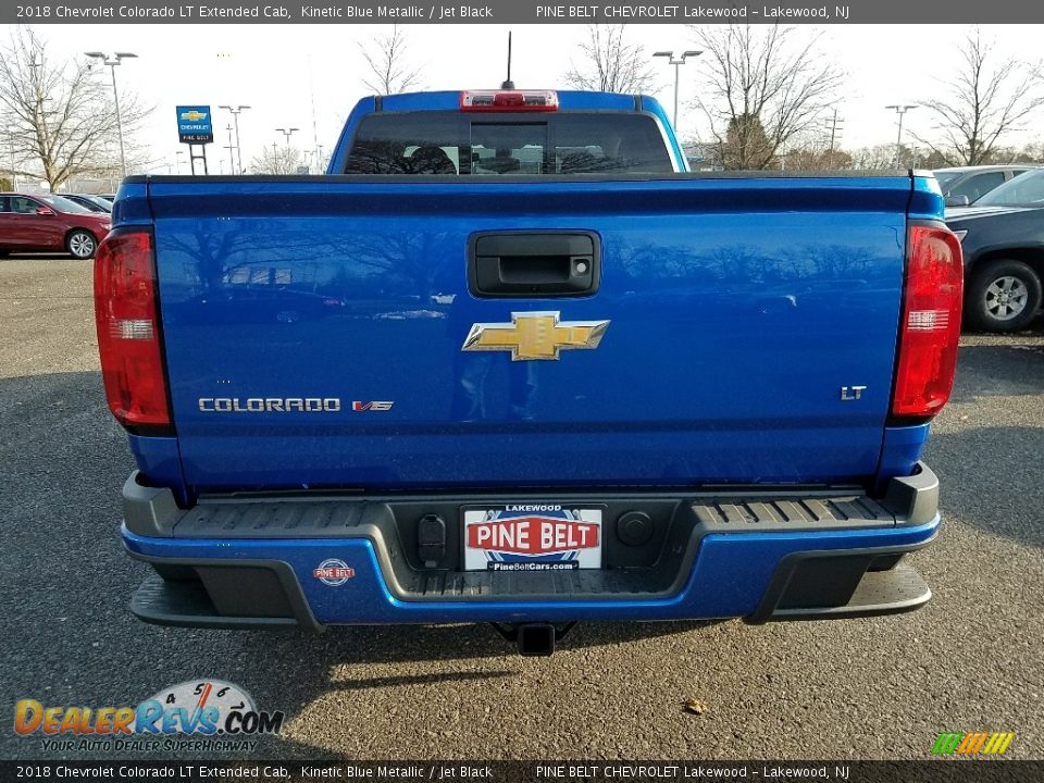 2018 Chevrolet Colorado LT Extended Cab Kinetic Blue Metallic / Jet Black Photo #5
