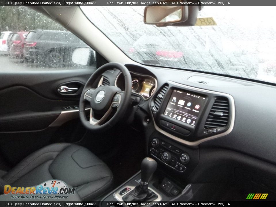 2018 Jeep Cherokee Limited 4x4 Bright White / Black Photo #11