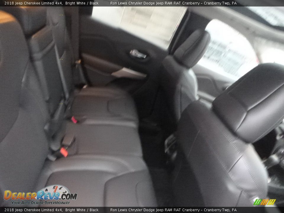 2018 Jeep Cherokee Limited 4x4 Bright White / Black Photo #13