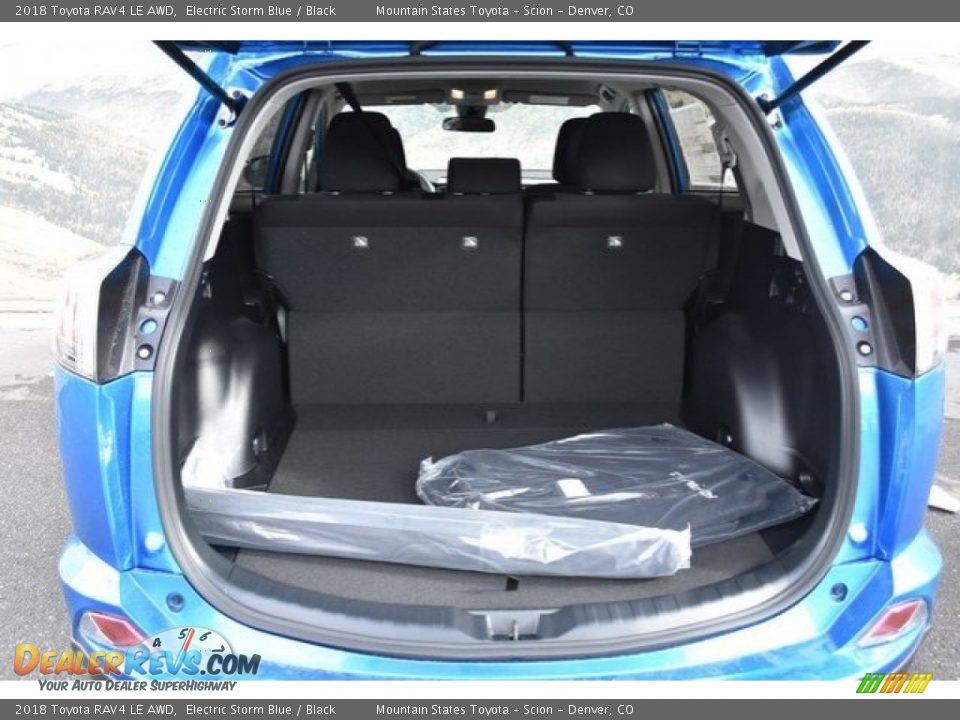 2018 Toyota RAV4 LE AWD Electric Storm Blue / Black Photo #8