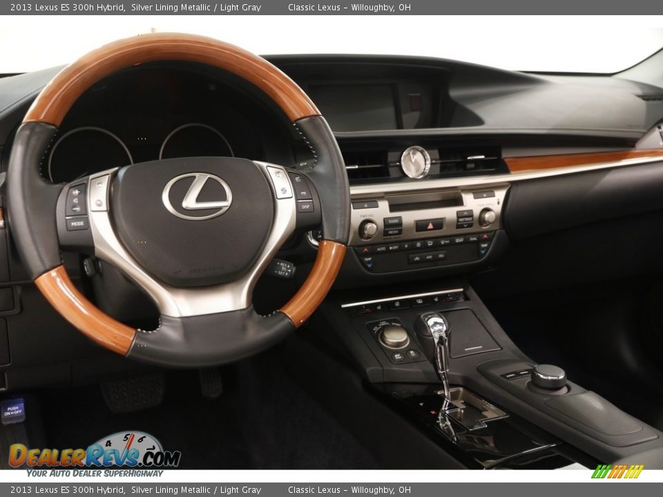 2013 Lexus ES 300h Hybrid Silver Lining Metallic / Light Gray Photo #6