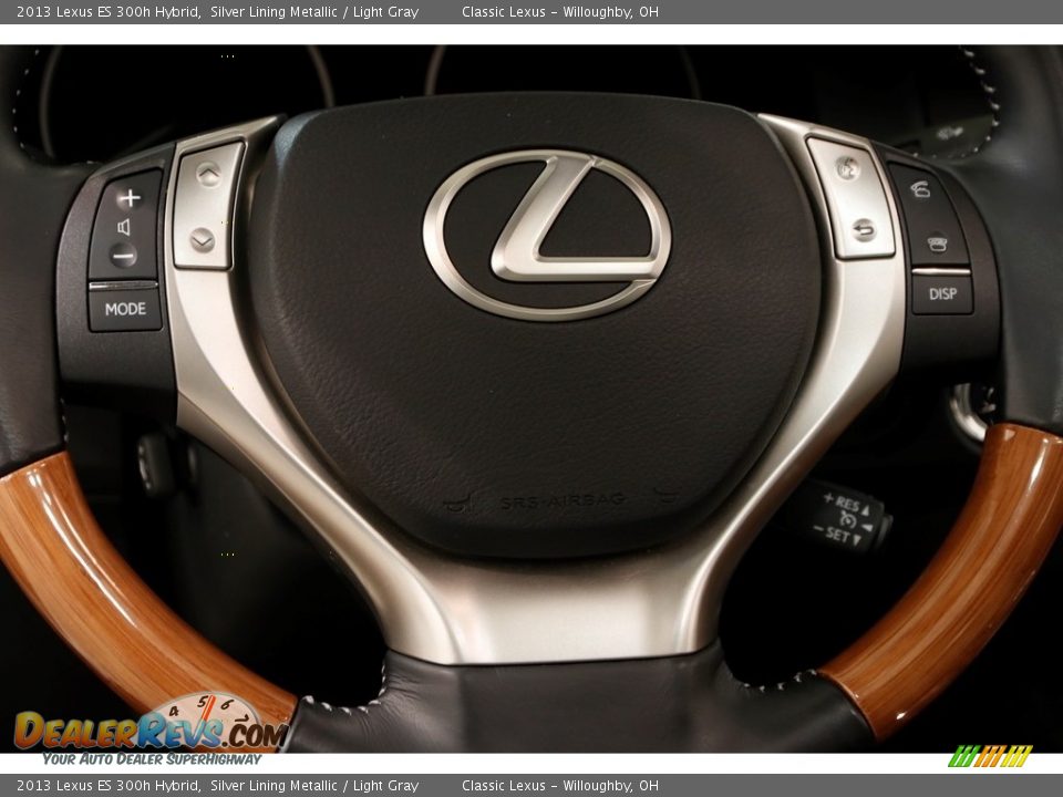 2013 Lexus ES 300h Hybrid Silver Lining Metallic / Light Gray Photo #7