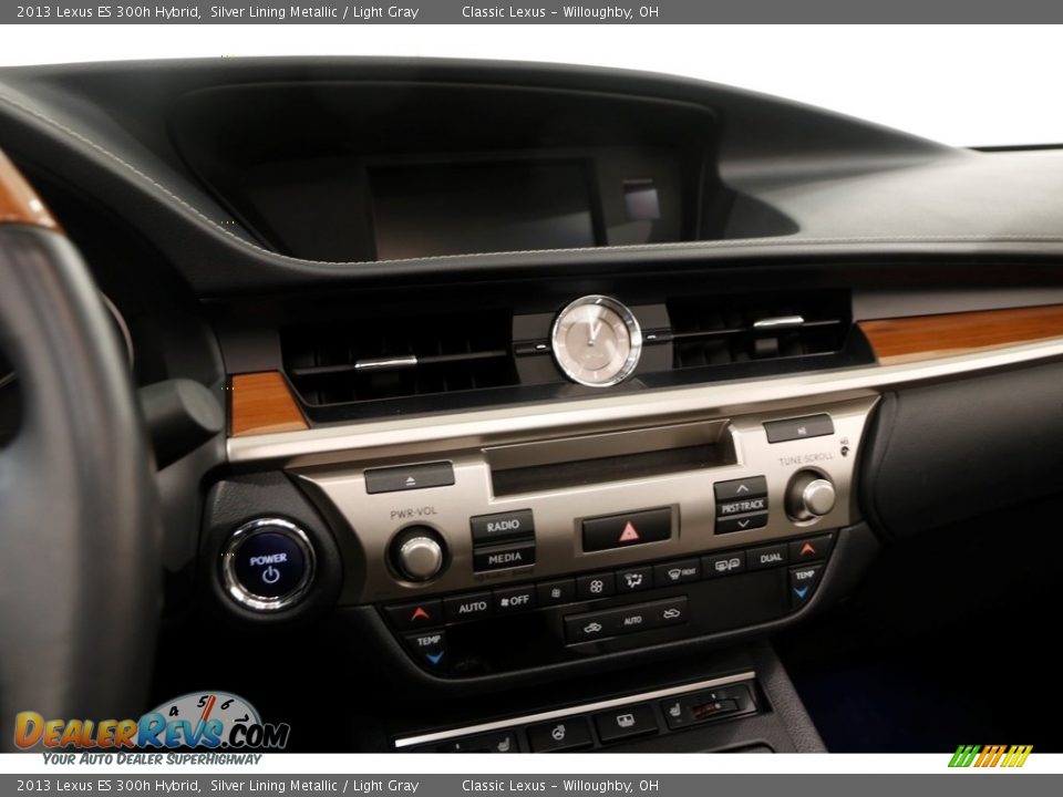 2013 Lexus ES 300h Hybrid Silver Lining Metallic / Light Gray Photo #9