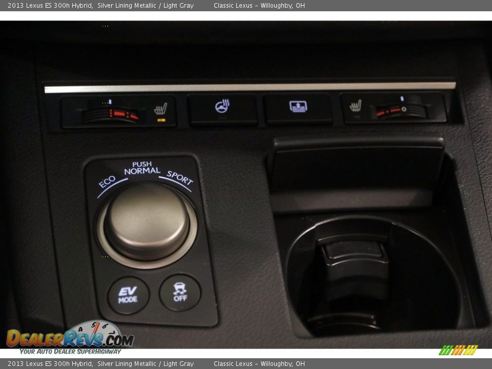 2013 Lexus ES 300h Hybrid Silver Lining Metallic / Light Gray Photo #18