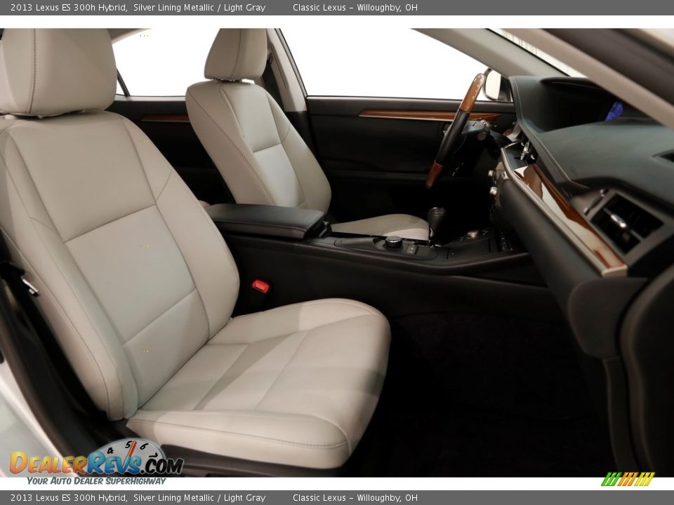 2013 Lexus ES 300h Hybrid Silver Lining Metallic / Light Gray Photo #22