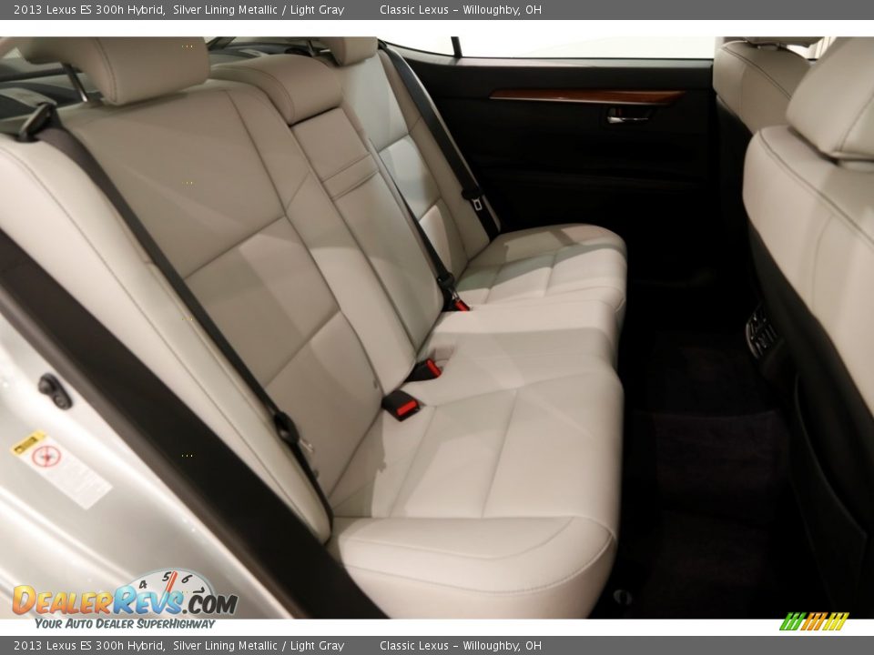 2013 Lexus ES 300h Hybrid Silver Lining Metallic / Light Gray Photo #23