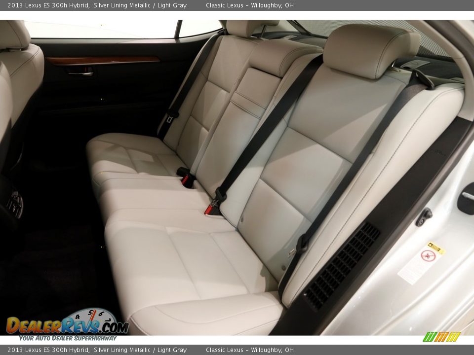 2013 Lexus ES 300h Hybrid Silver Lining Metallic / Light Gray Photo #24
