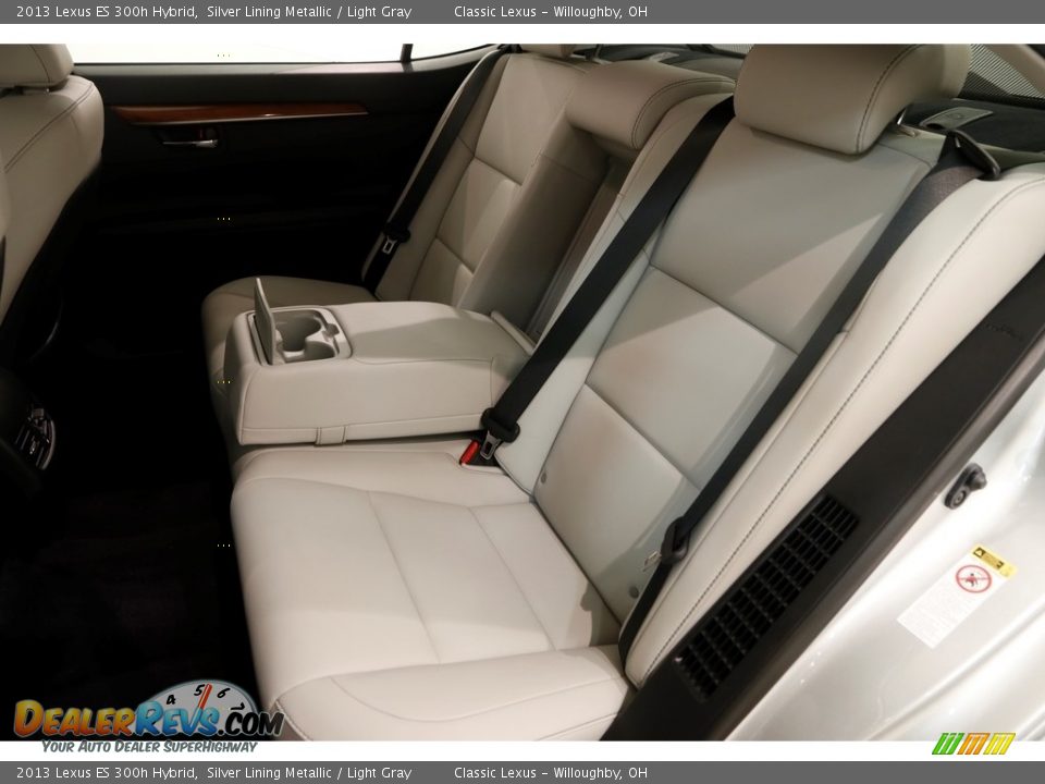 2013 Lexus ES 300h Hybrid Silver Lining Metallic / Light Gray Photo #25