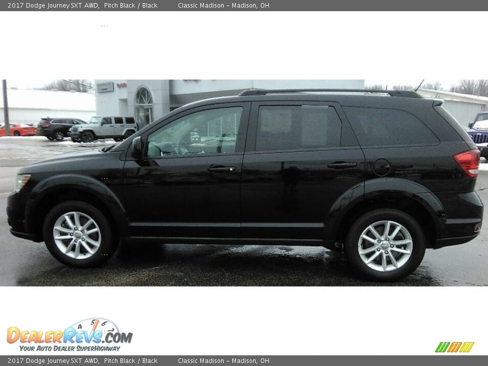2017 Dodge Journey SXT AWD Pitch Black / Black Photo #4