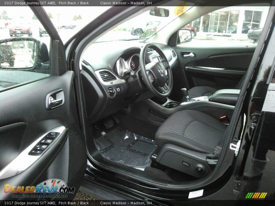 2017 Dodge Journey SXT AWD Pitch Black / Black Photo #6