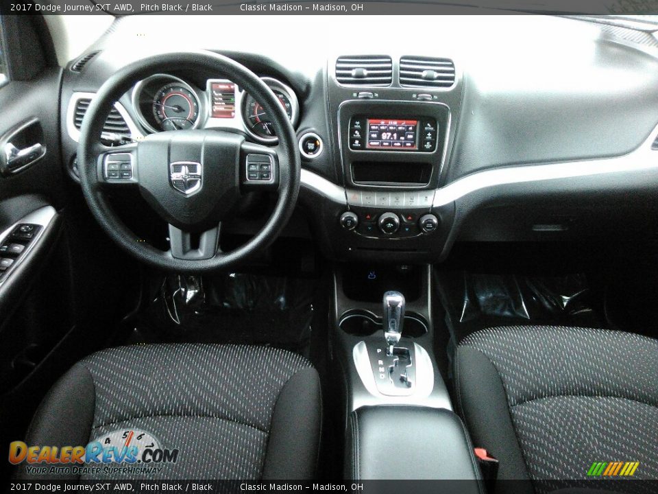 2017 Dodge Journey SXT AWD Pitch Black / Black Photo #7