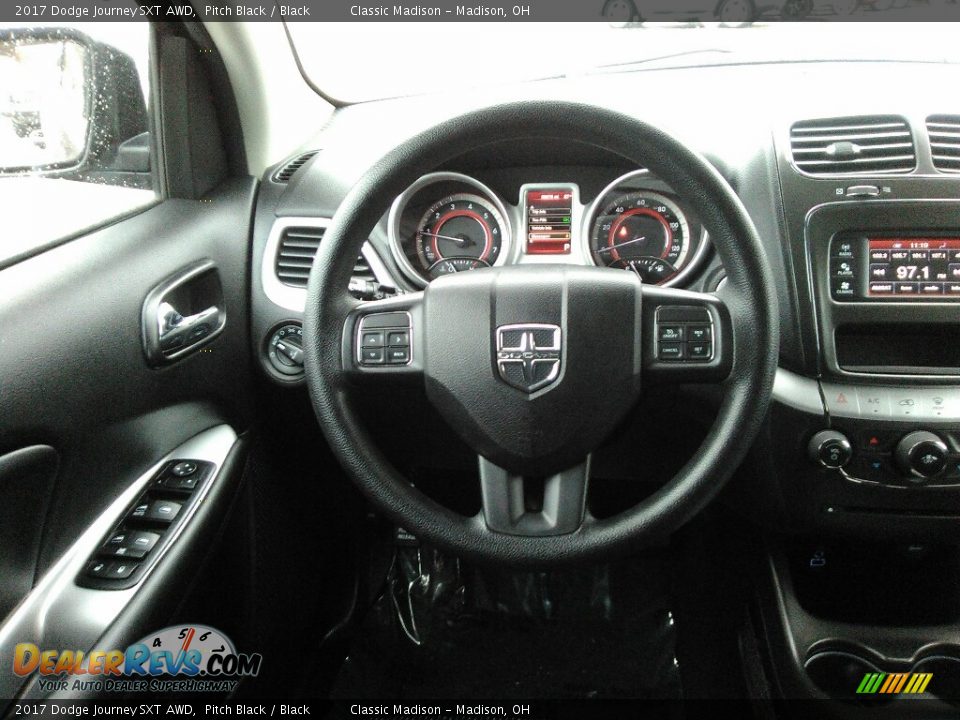 2017 Dodge Journey SXT AWD Pitch Black / Black Photo #8