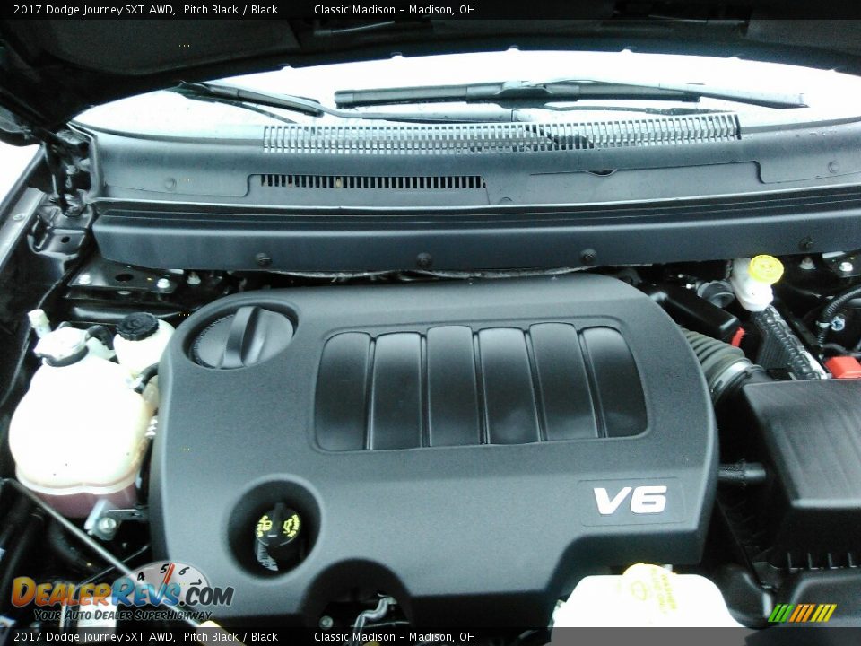 2017 Dodge Journey SXT AWD Pitch Black / Black Photo #20