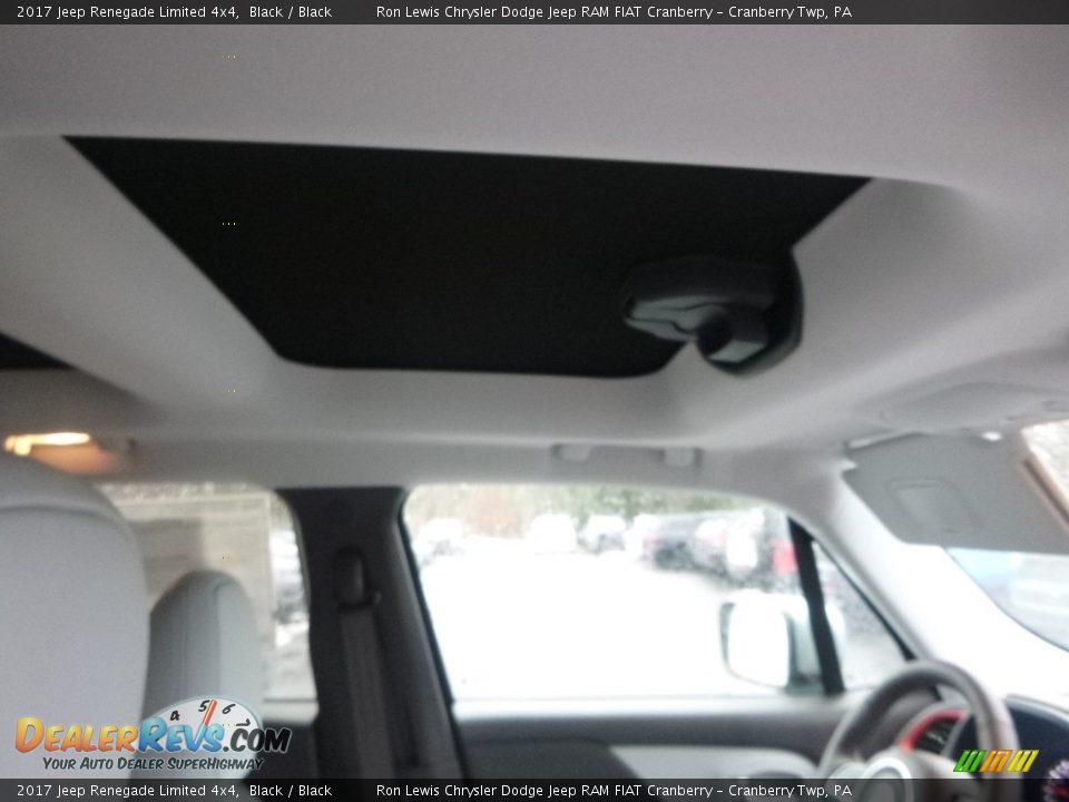 2017 Jeep Renegade Limited 4x4 Black / Black Photo #12