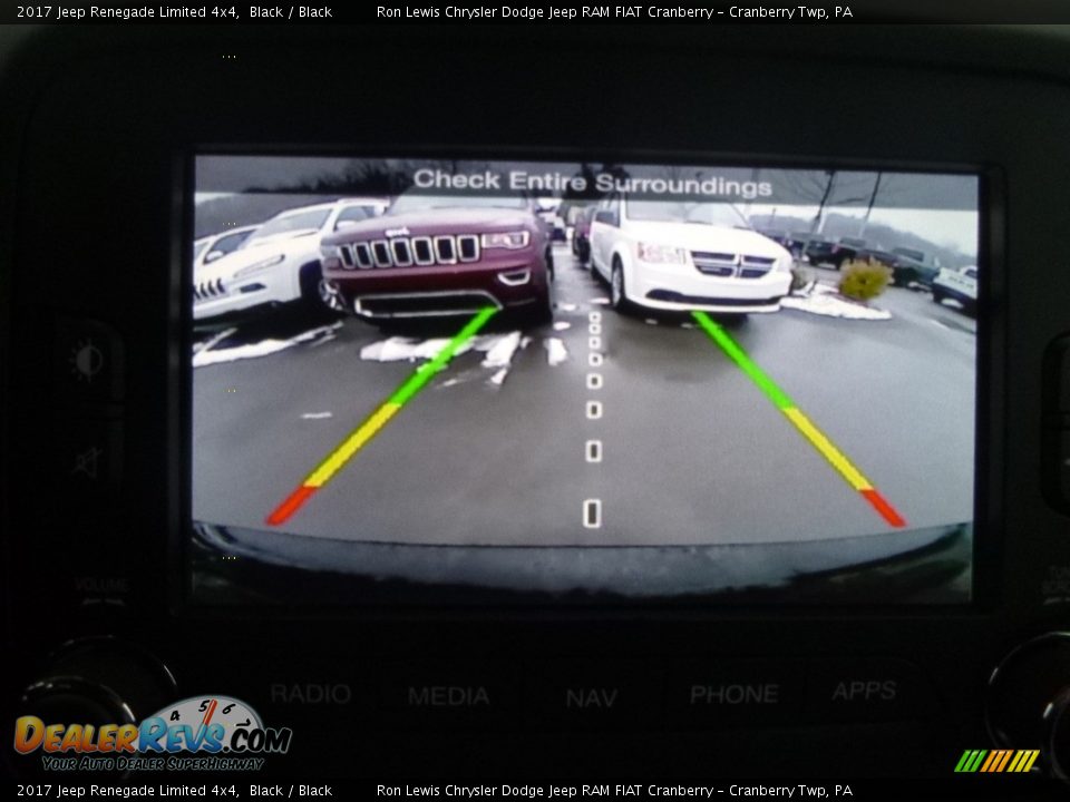 2017 Jeep Renegade Limited 4x4 Black / Black Photo #19