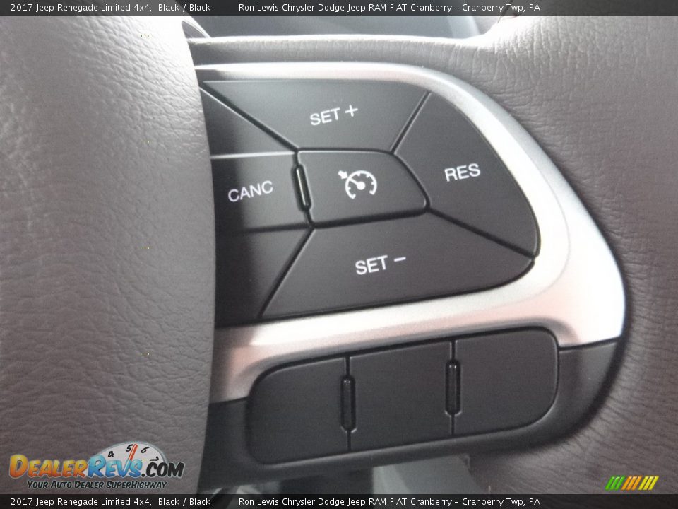 2017 Jeep Renegade Limited 4x4 Black / Black Photo #21