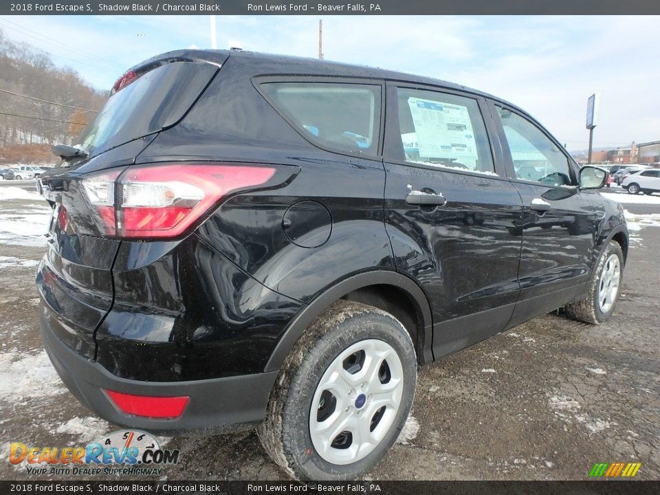 2018 Ford Escape S Shadow Black / Charcoal Black Photo #2