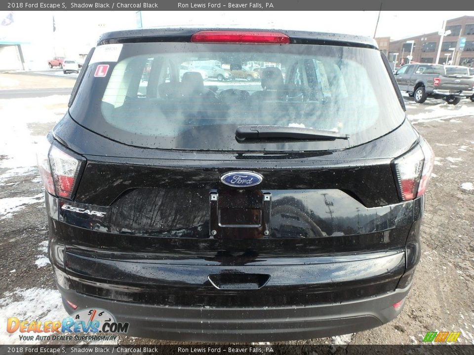 2018 Ford Escape S Shadow Black / Charcoal Black Photo #3