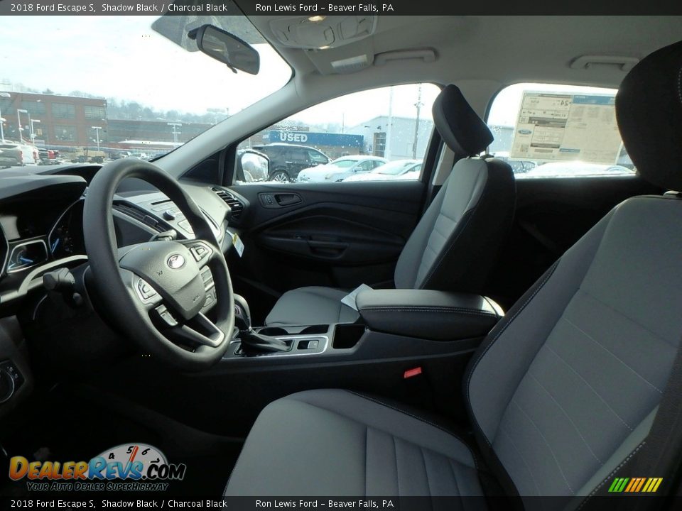 2018 Ford Escape S Shadow Black / Charcoal Black Photo #11