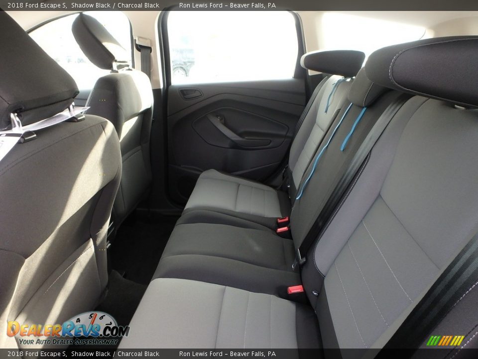2018 Ford Escape S Shadow Black / Charcoal Black Photo #12