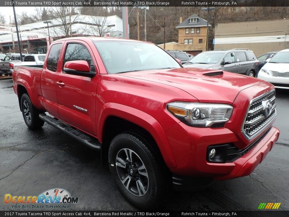 2017 Toyota Tacoma TRD Sport Access Cab 4x4 Barcelona Red Metallic / TRD Black/Orange Photo #1