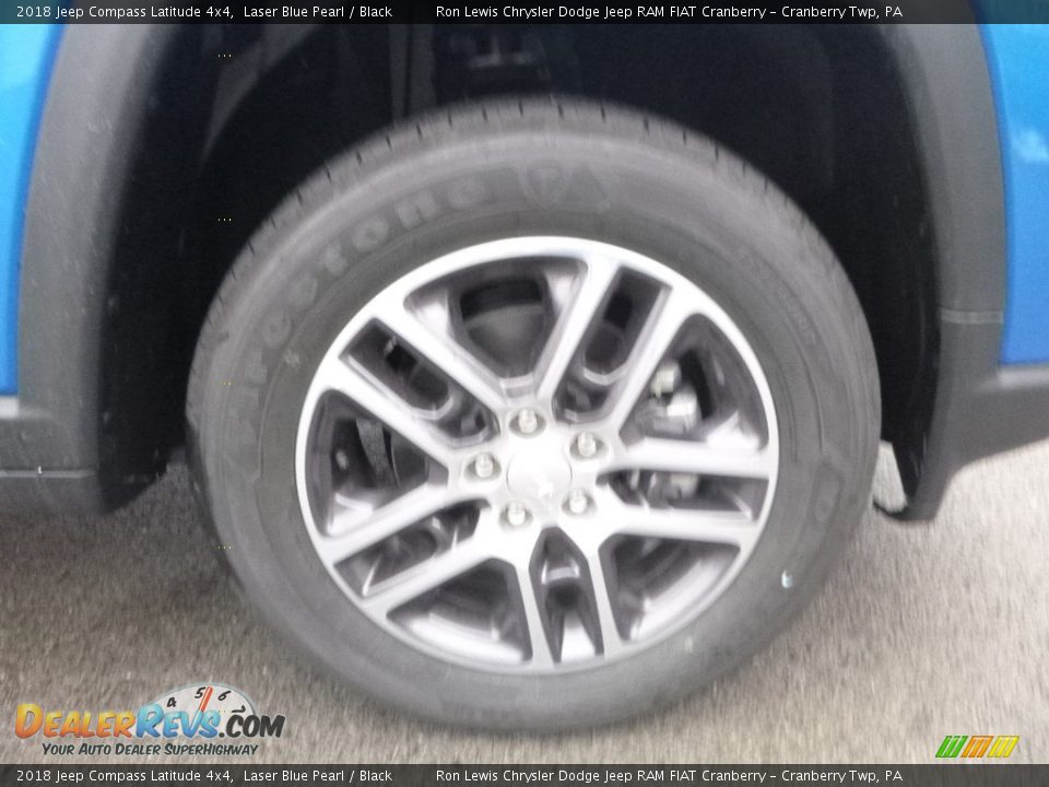2018 Jeep Compass Latitude 4x4 Laser Blue Pearl / Black Photo #9