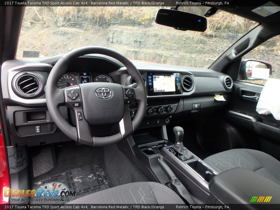 2017 Toyota Tacoma TRD Sport Access Cab 4x4 Barcelona Red Metallic / TRD Black/Orange Photo #8