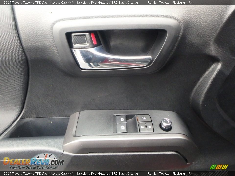 2017 Toyota Tacoma TRD Sport Access Cab 4x4 Barcelona Red Metallic / TRD Black/Orange Photo #9