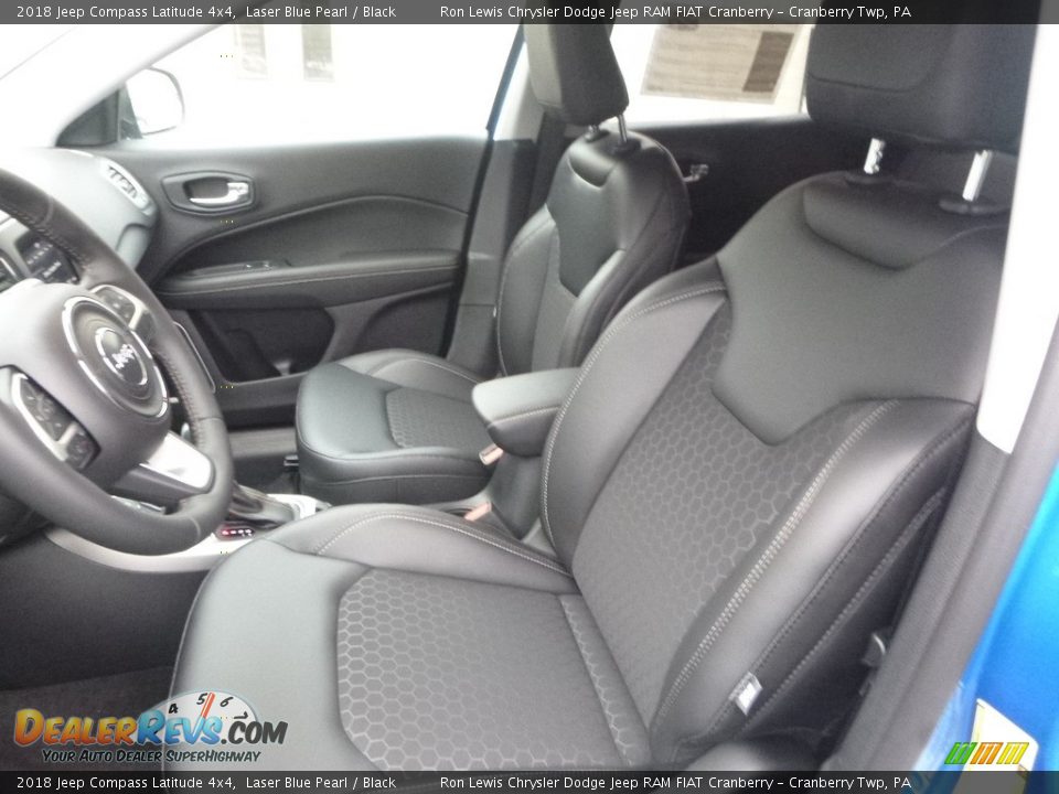 2018 Jeep Compass Latitude 4x4 Laser Blue Pearl / Black Photo #15