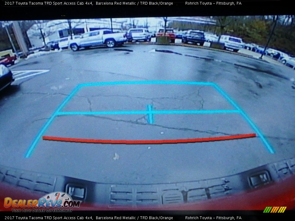2017 Toyota Tacoma TRD Sport Access Cab 4x4 Barcelona Red Metallic / TRD Black/Orange Photo #12