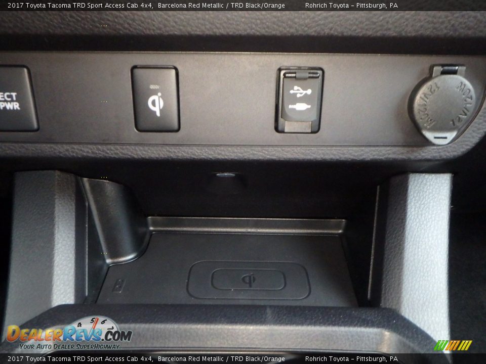2017 Toyota Tacoma TRD Sport Access Cab 4x4 Barcelona Red Metallic / TRD Black/Orange Photo #13