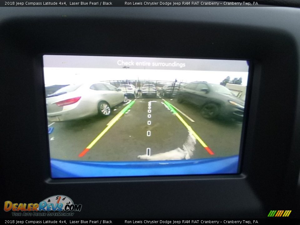 2018 Jeep Compass Latitude 4x4 Laser Blue Pearl / Black Photo #17