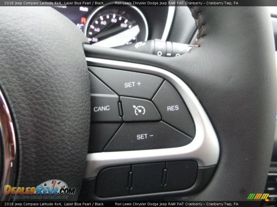 2018 Jeep Compass Latitude 4x4 Laser Blue Pearl / Black Photo #18