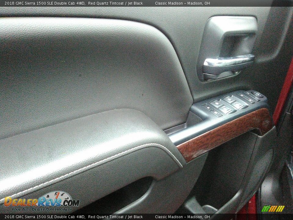 2018 GMC Sierra 1500 SLE Double Cab 4WD Red Quartz Tintcoat / Jet Black Photo #3