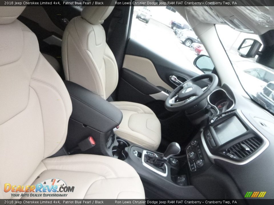 2018 Jeep Cherokee Limited 4x4 Patriot Blue Pearl / Black Photo #10