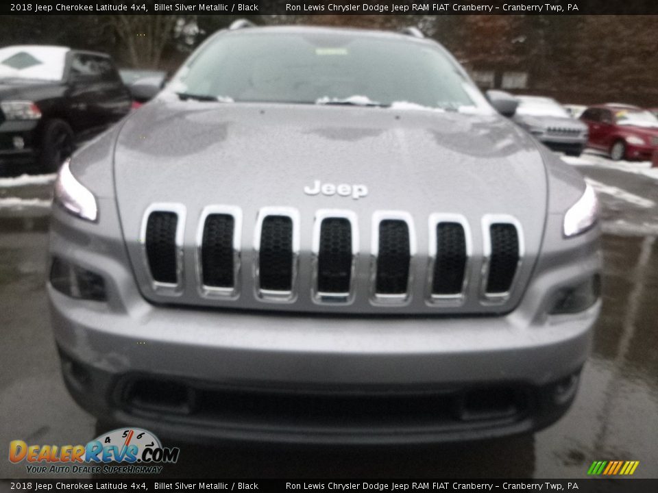 2018 Jeep Cherokee Latitude 4x4 Billet Silver Metallic / Black Photo #8