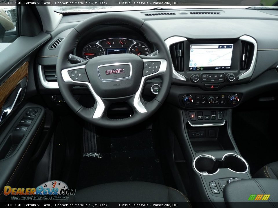 2018 GMC Terrain SLE AWD Coppertino Metallic / ­Jet Black Photo #8
