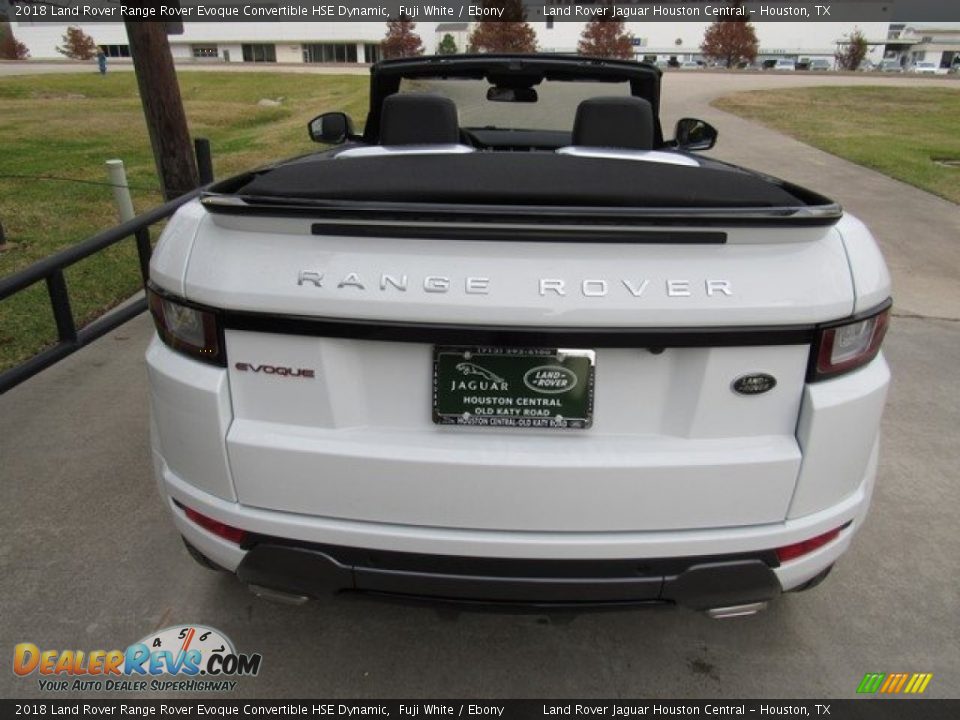 2018 Land Rover Range Rover Evoque Convertible HSE Dynamic Fuji White / Ebony Photo #8