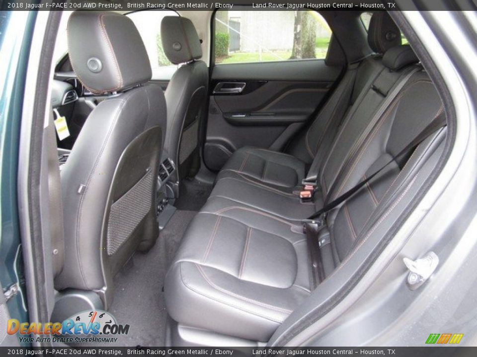2018 Jaguar F-PACE 20d AWD Prestige British Racing Green Metallic / Ebony Photo #4