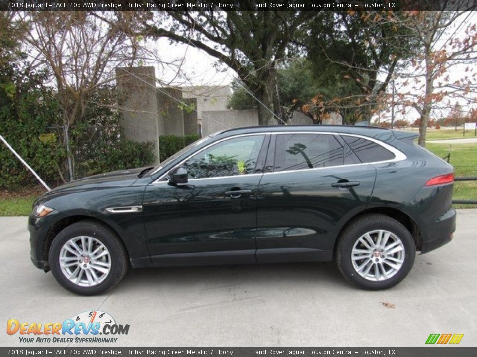 British Racing Green Metallic 2018 Jaguar F-PACE 20d AWD Prestige Photo #11