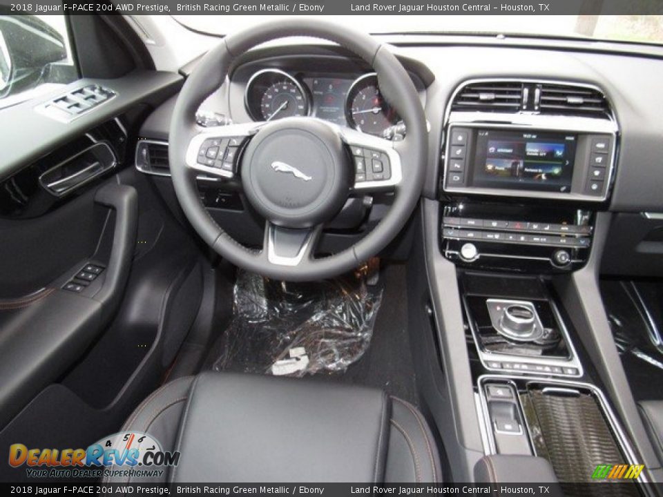 Dashboard of 2018 Jaguar F-PACE 20d AWD Prestige Photo #13